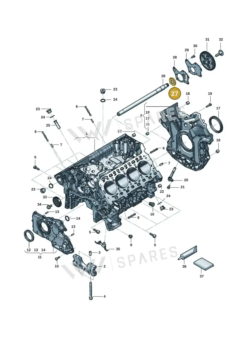 0P2103323 — Audi RS6 Avant (2019-) diagram 819103051, position 27