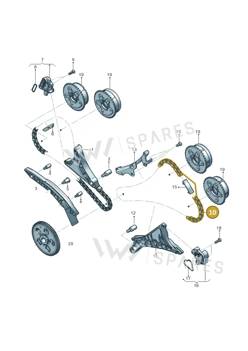 0P2109229L — Audi RS6 Avant (2019-) diagram 819109600, position 10