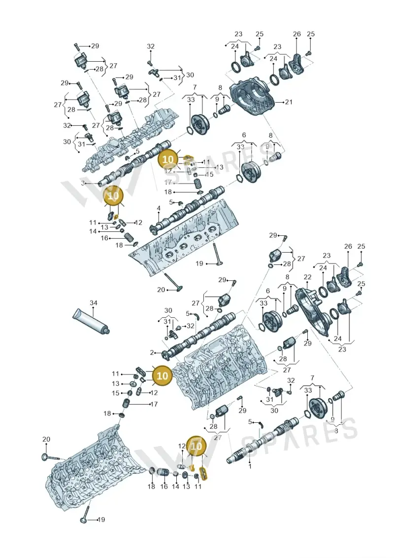 0P2109417 — Audi RS6 Avant (2019-) diagram 819109050, position 10