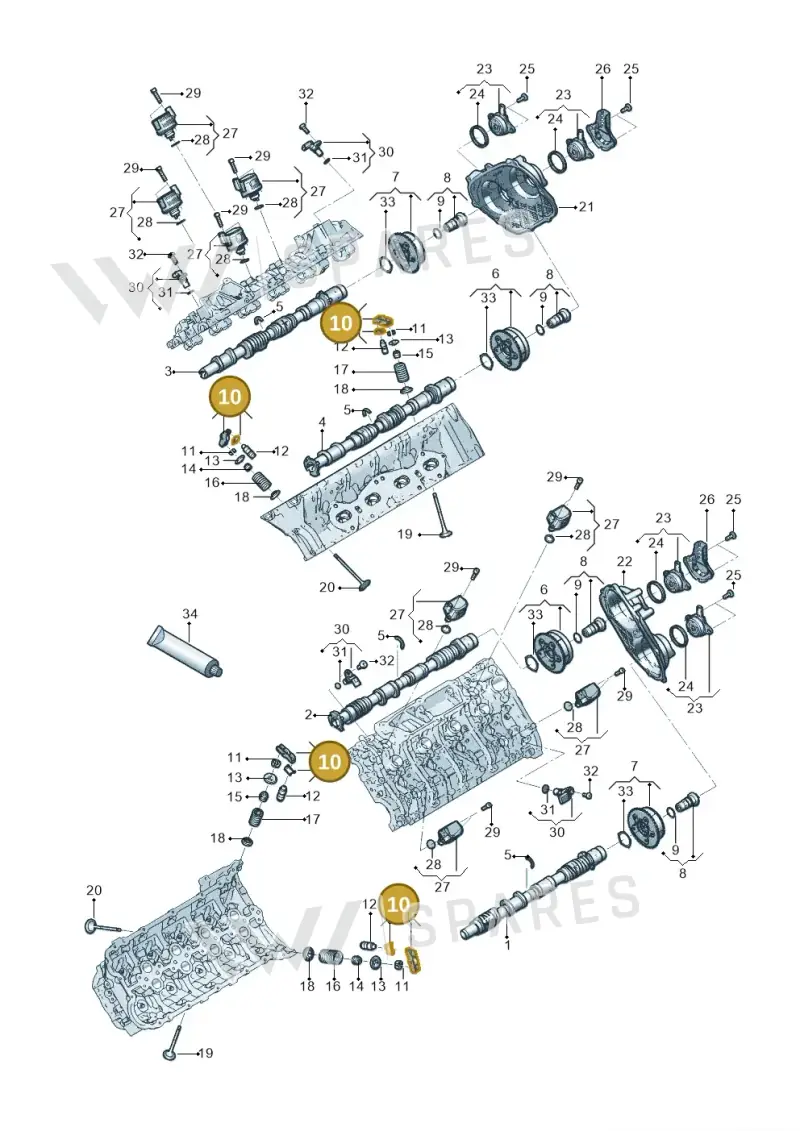 0P2109417B — Audi RS6 Avant (2019-) diagram 819109050, position 10