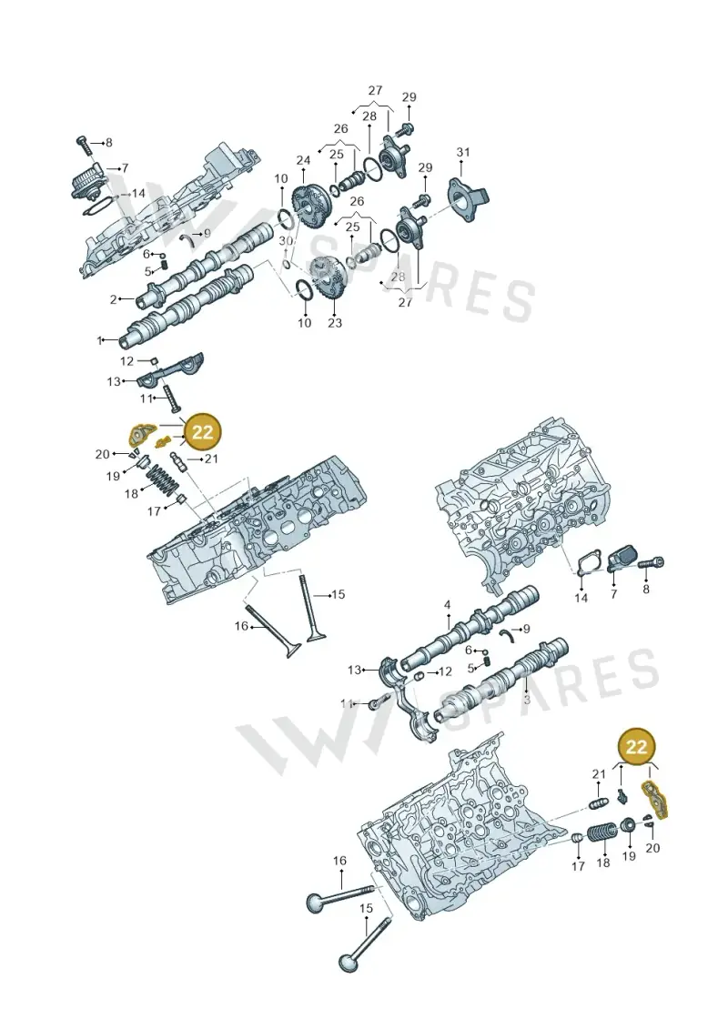 0P2109417 — Audi A5 Limo 2.0 (2024-) diagram 849109180, position 22