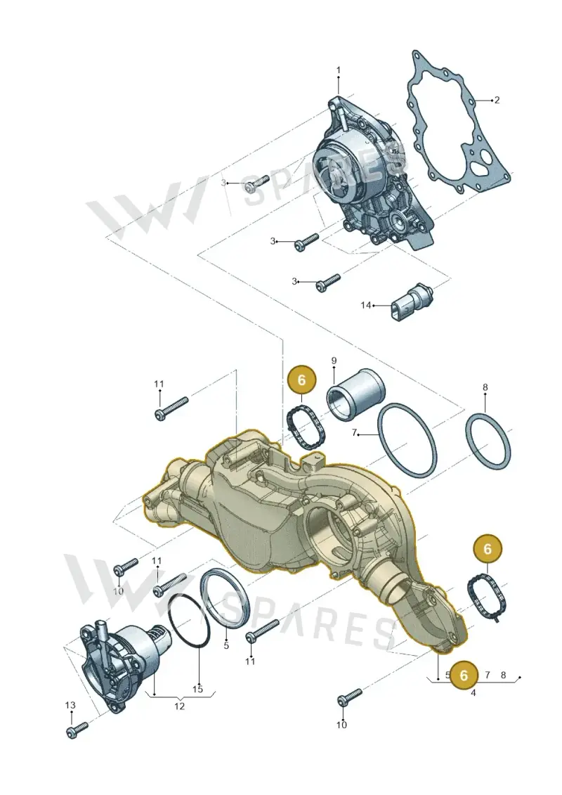 0P2121139 — Audi RS6 Avant (2019-) diagram 819121030, position 6