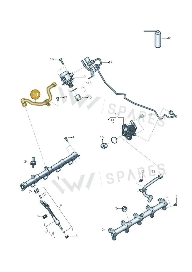 0P2127507C — Audi RS Q8 Quattro (2019-) diagram 819133500, position 10