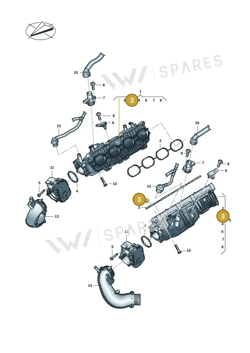 0P2129667 — Audi RS6 Avant (2019-) diagram 537133084, position 3