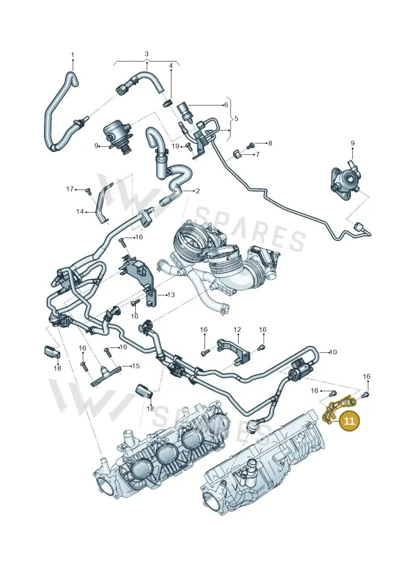 0P2133167C — Audi RS Q8 Quattro (2019-) diagram 819133650, position 11