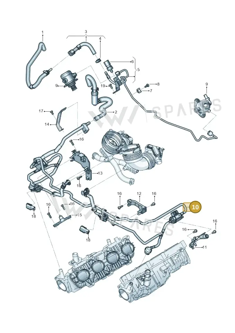 0P2133240T — Audi RS Q8 (2019-2025) diagram 819133650, position 10