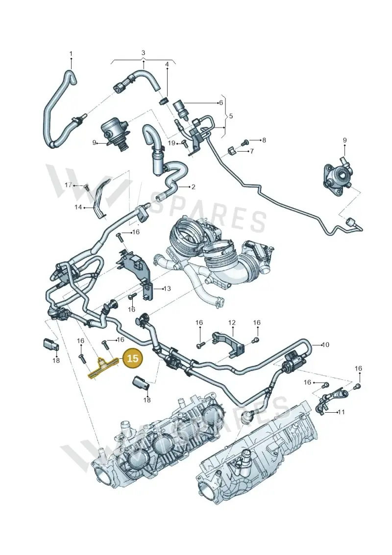0P2133519A — Audi RS Q8 Quattro (2019-) diagram 819133650, position 15
