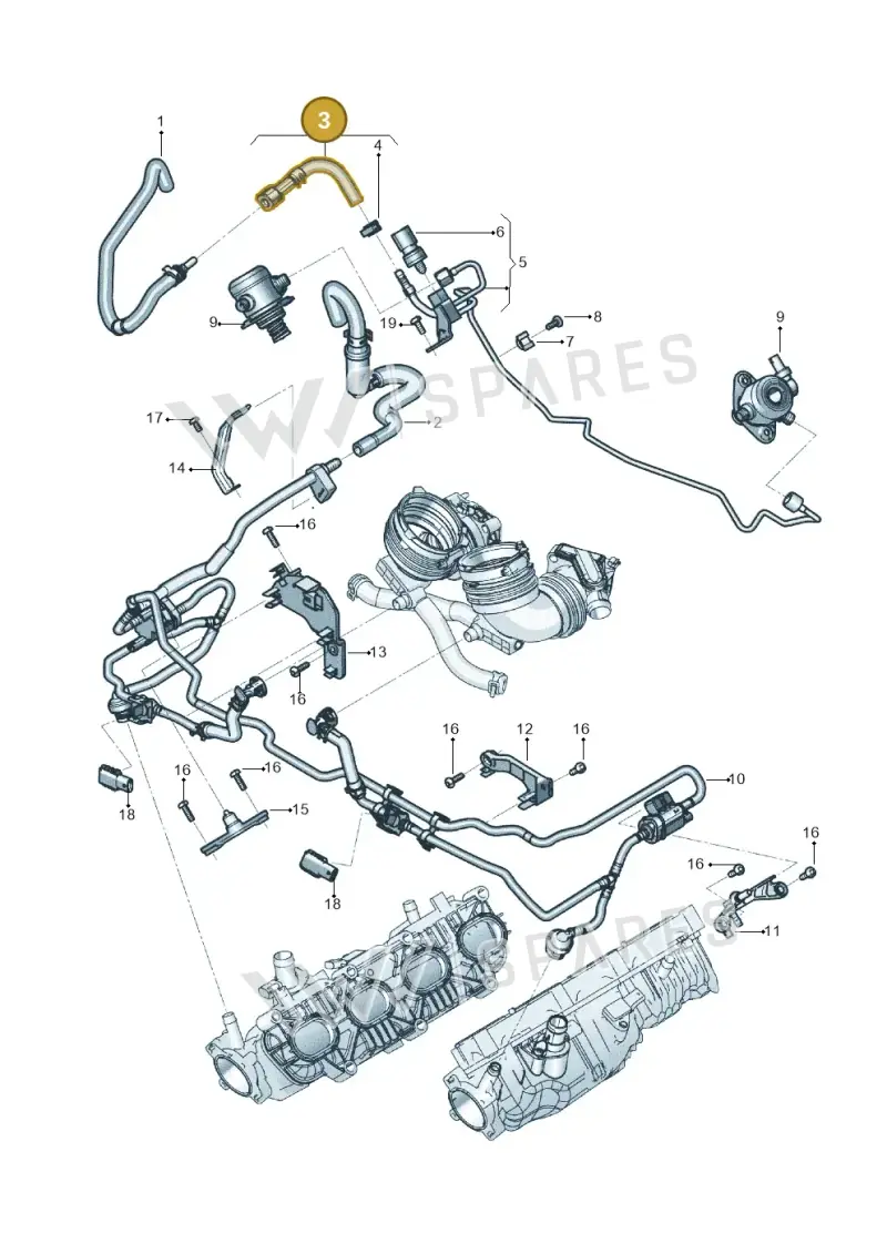 0P2133986C — Audi RS Q8 (2019-2025) diagram 819133650, position 3