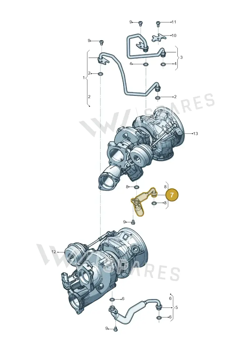0P2145909A — Audi RS6 Avant (2019-) diagram 819121250, position 7