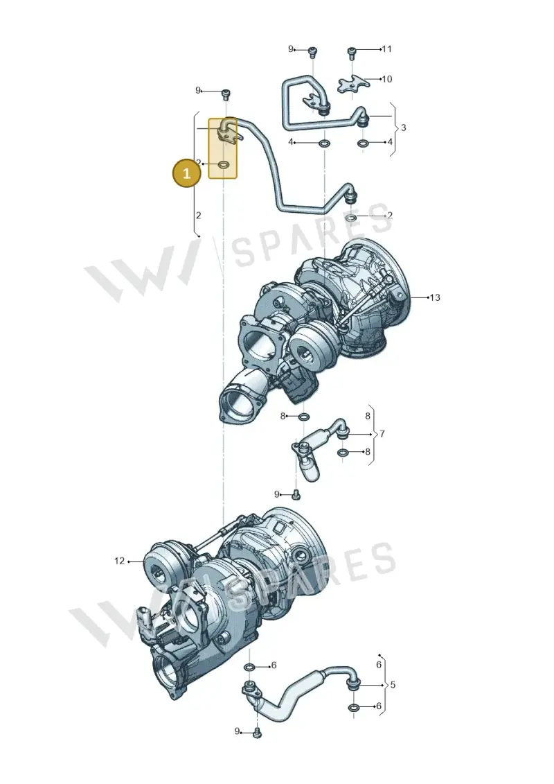 0P2145948 — Audi RS6 Avant (2019-) diagram 819121250, position 1