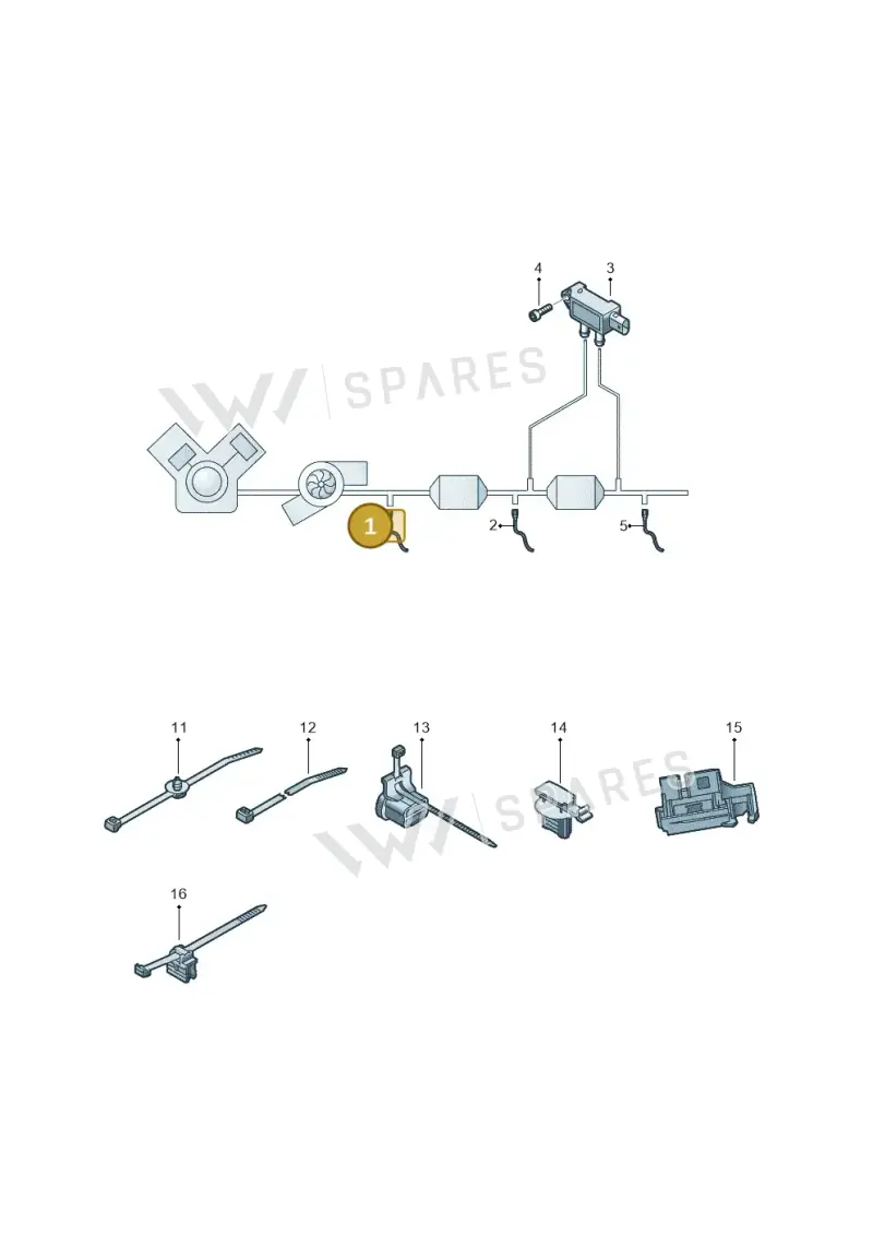 0P2906265AD — Audi RS Q8 Quattro (2019-) diagram 538906003, position 1