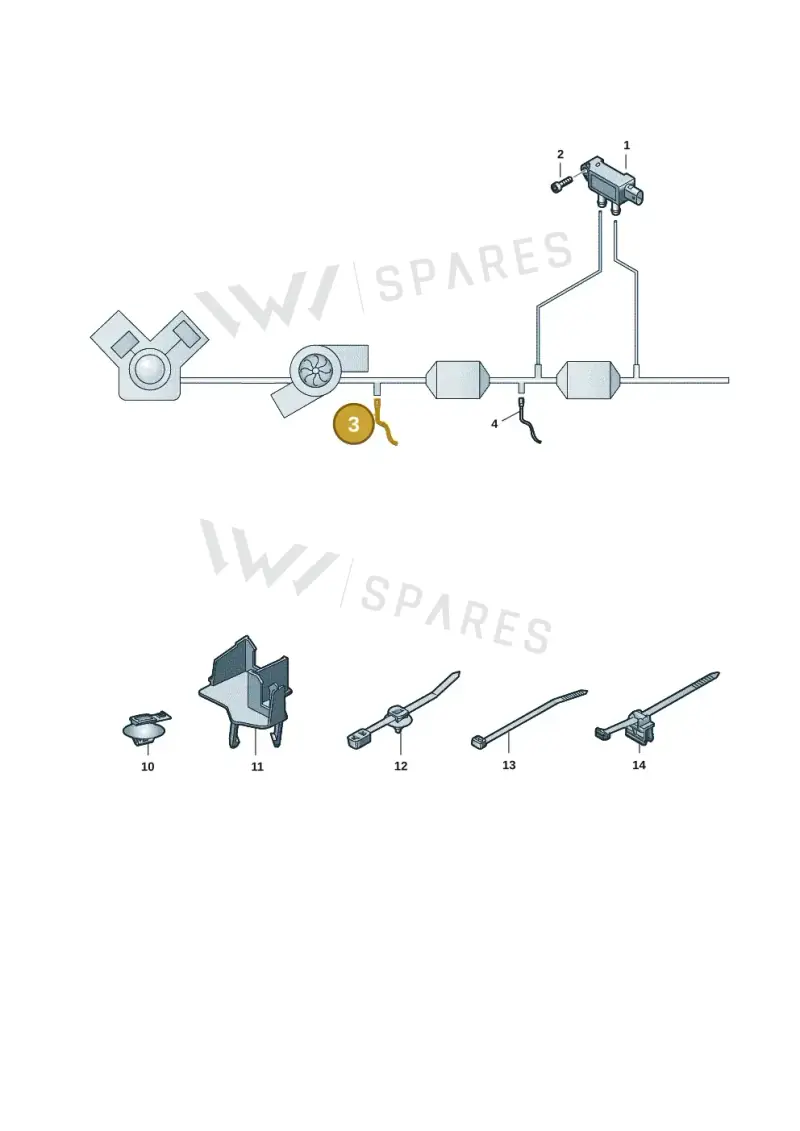 0P2906265AE — Audi Q8 Quattro 3,0 (2018-) diagram 429906004, position 3