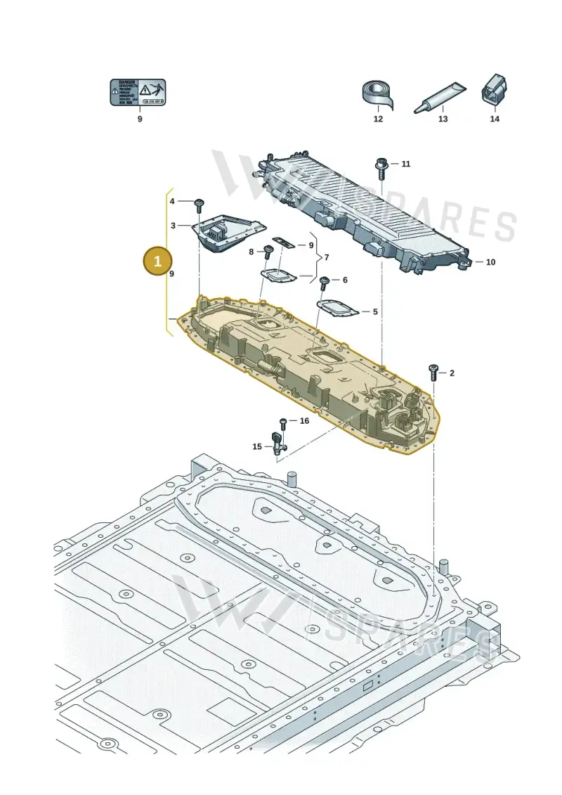 0Z3915251E001 — Audi Q6 e-tron (2023-2025) diagram f5s915600, position 1