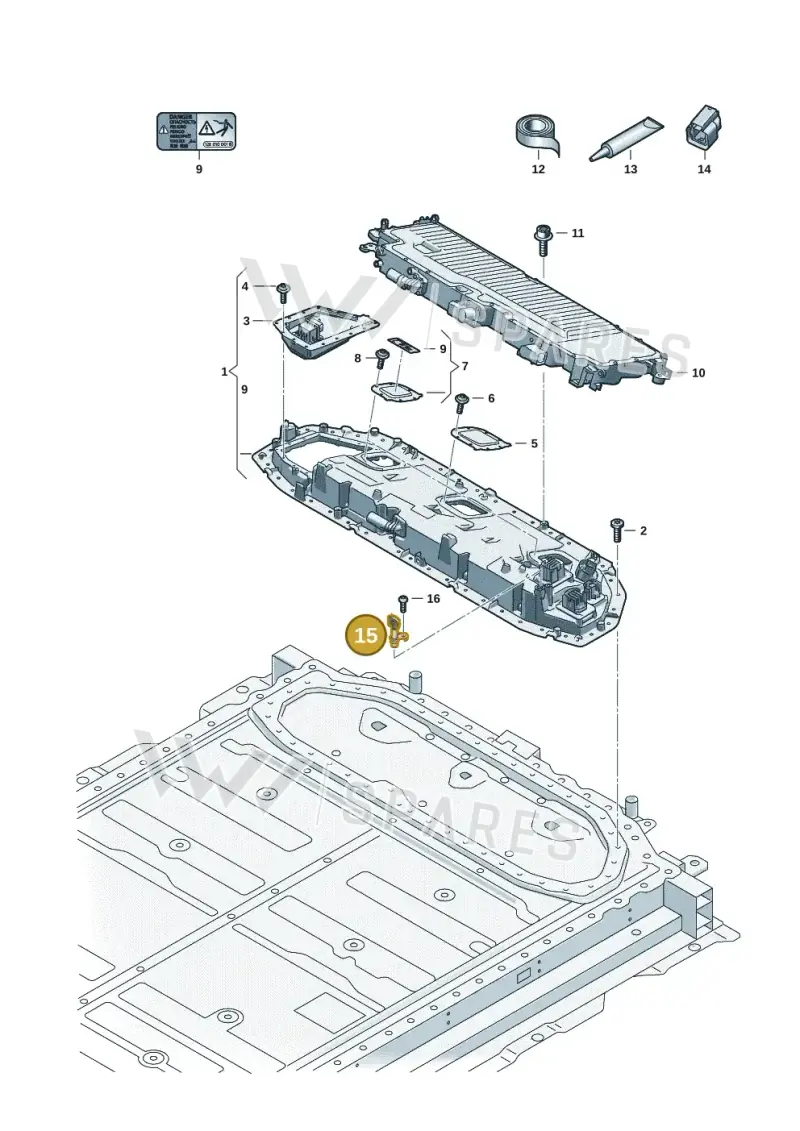 0Z3915500C — Audi Q6 e-tron (2023-2025) diagram f5s915600, position 15