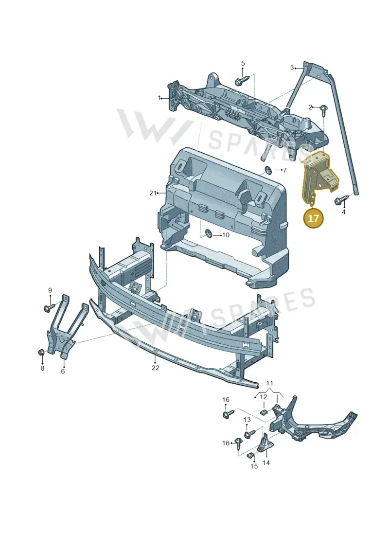 10A803714 — Audi Q5 e-tron (2021-) diagram 89a805000, position 17