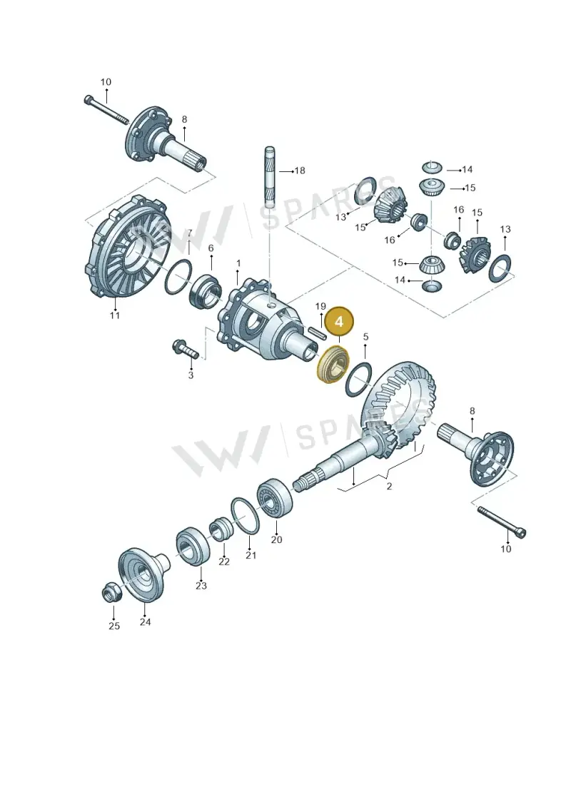113517185B — Audi A4/S4 Cabrio./qu. 07> (2006-) diagram 153525300, position 4