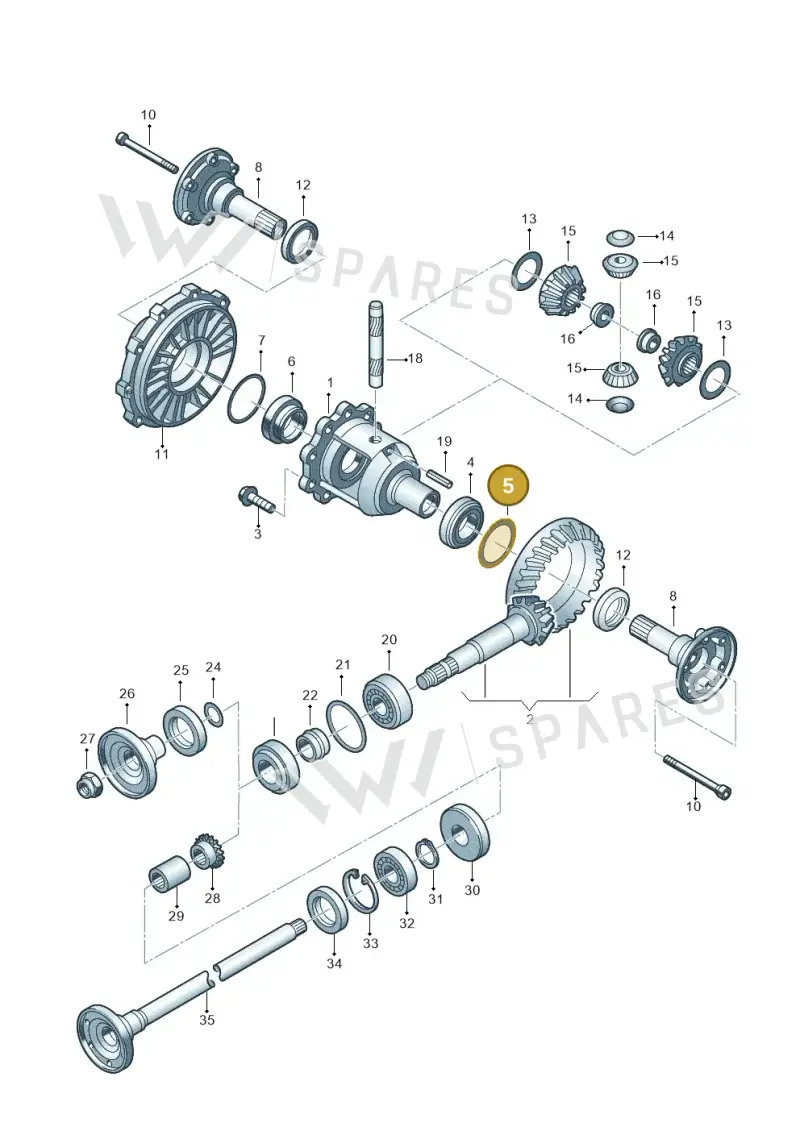113517201A — Audi RS4 AV. QU. (2000-2001) diagram 195525300, position 5