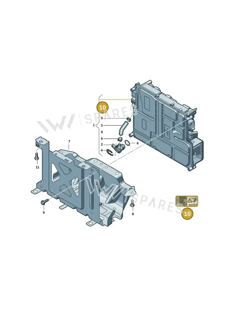12E010001F — Audi Q4 Sportback (2021-2022) diagram 89a907081, position 10
