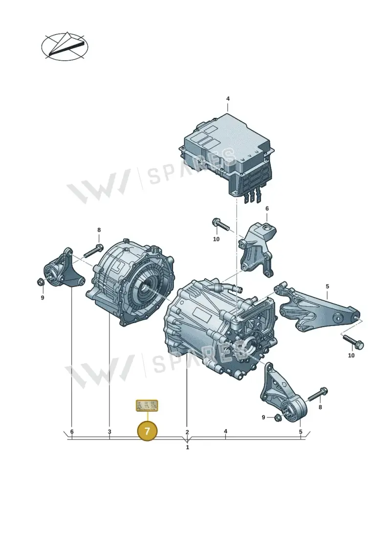 12E010001G — Audi RS e-tron GT (2020-2020) diagram 4j1901000, position 7