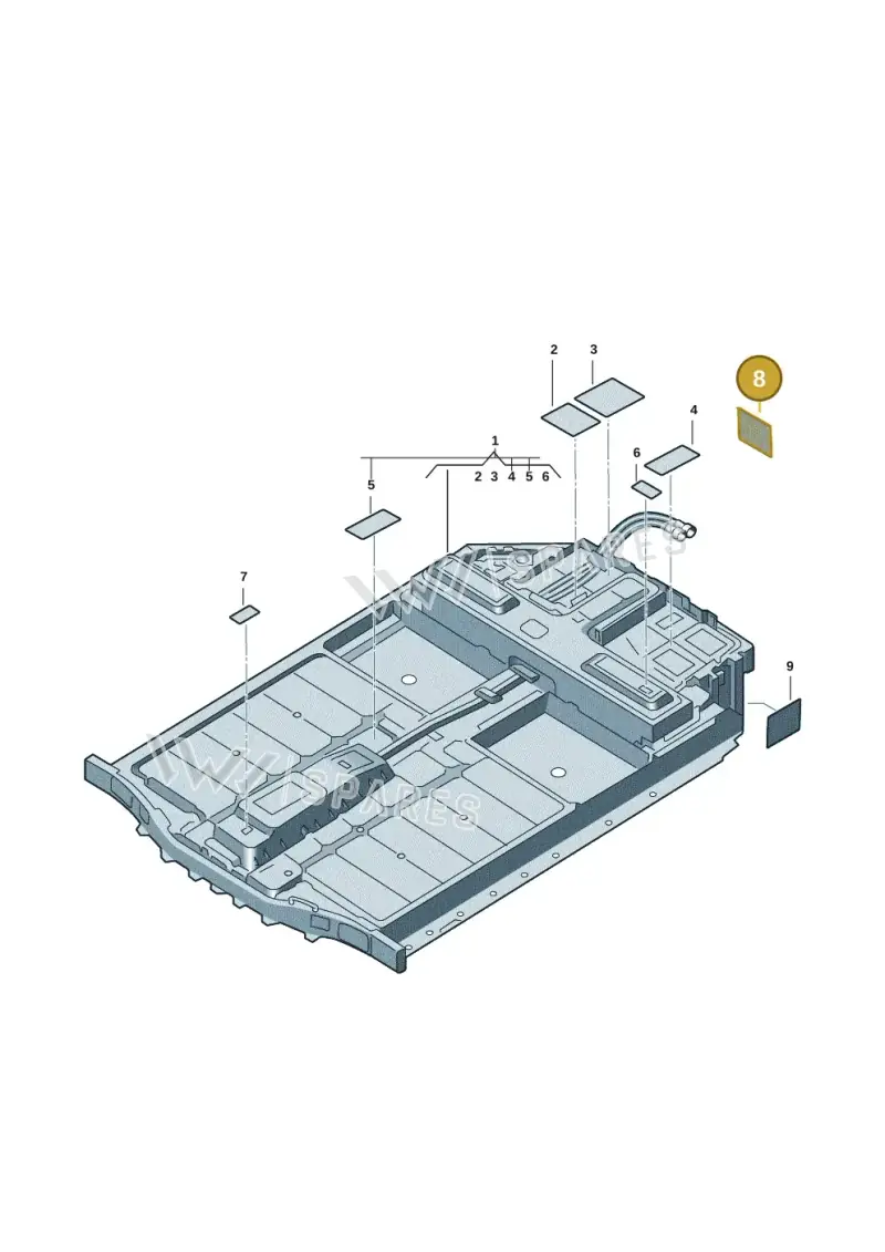 12E010006A — Audi RS e-tron GT (2020-2020) diagram 4j1915500, position 8