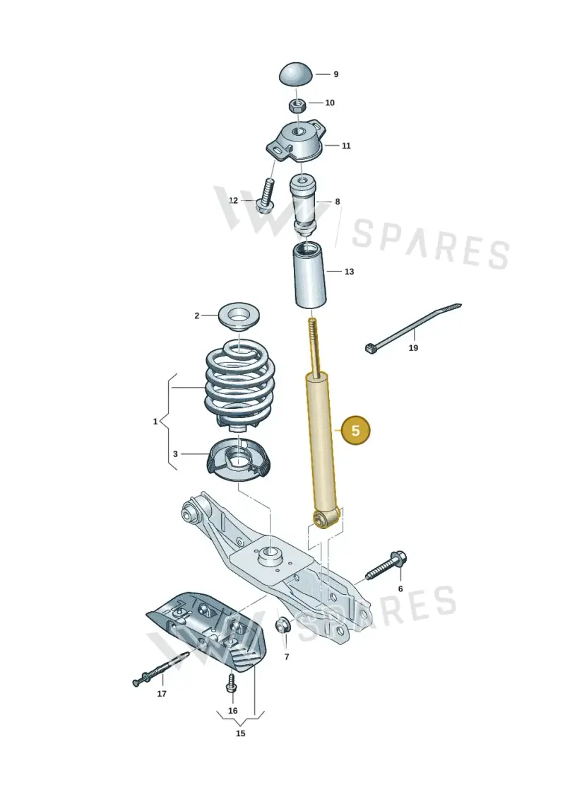 1EA513049AE — Audi Q4 Sportback (2021-2022) diagram 10a511000, position 5