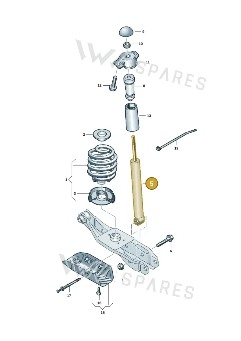 1EA513119L — Audi Q4 Sportback (2021-2022) diagram 10a511000, position 5