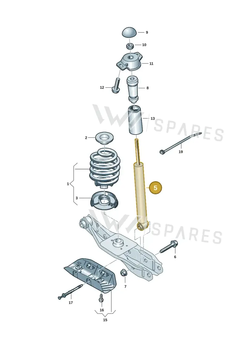 1EA513119N — Audi Q4 Sportback (2021-2022) diagram 10a511000, position 5