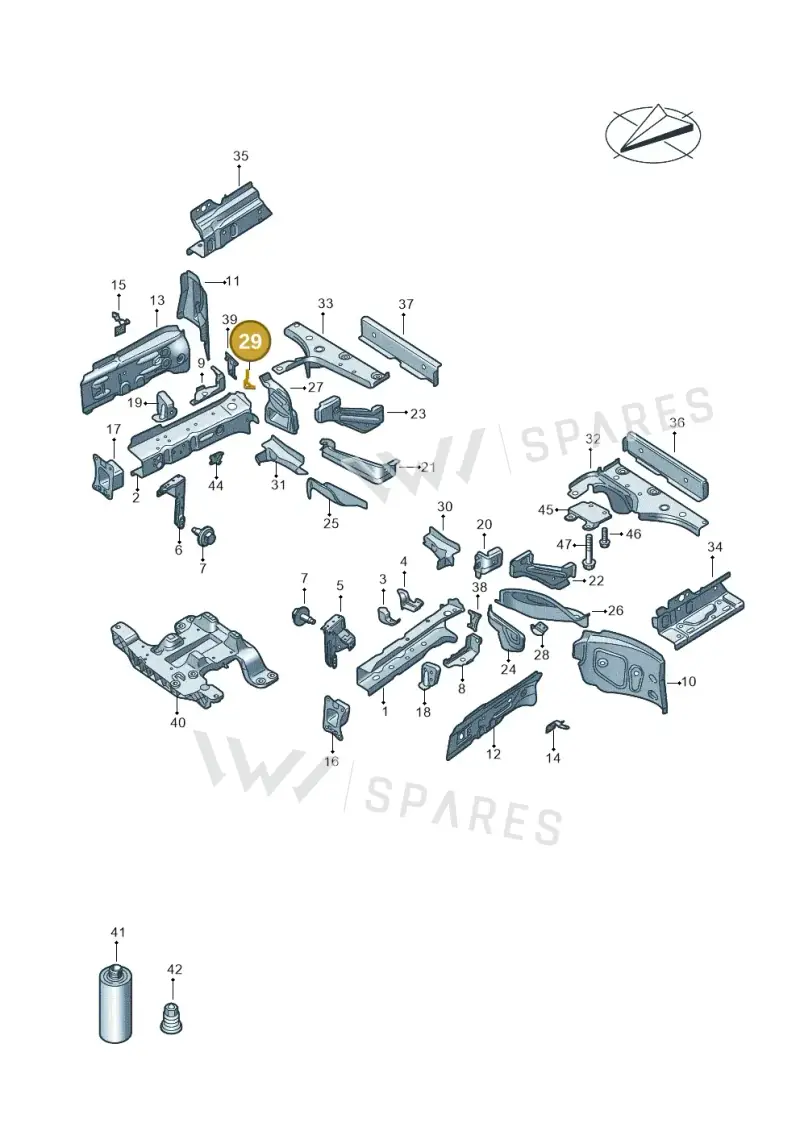1EA804852 — Audi Q4 Sportback (2021-2022) diagram 89a803000, position 29