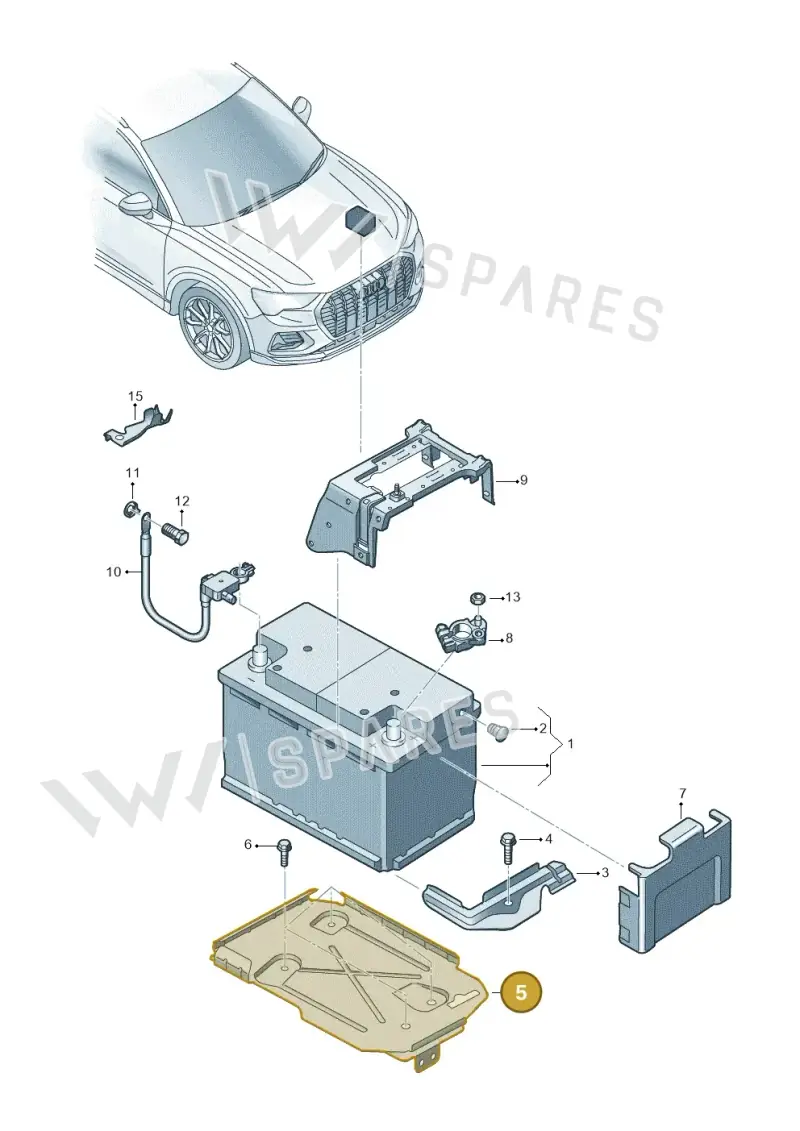 1EA915331D — Audi Q4 Sportback (2021-2022) diagram 89a915000, position 5
