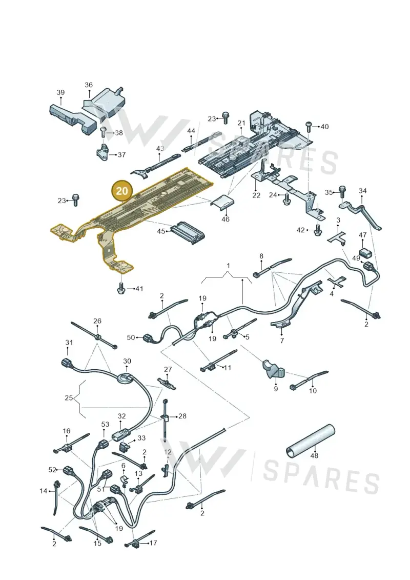 1EA971341D — Audi Q4 Sportback (2021-2022) diagram 89a970200, position 20