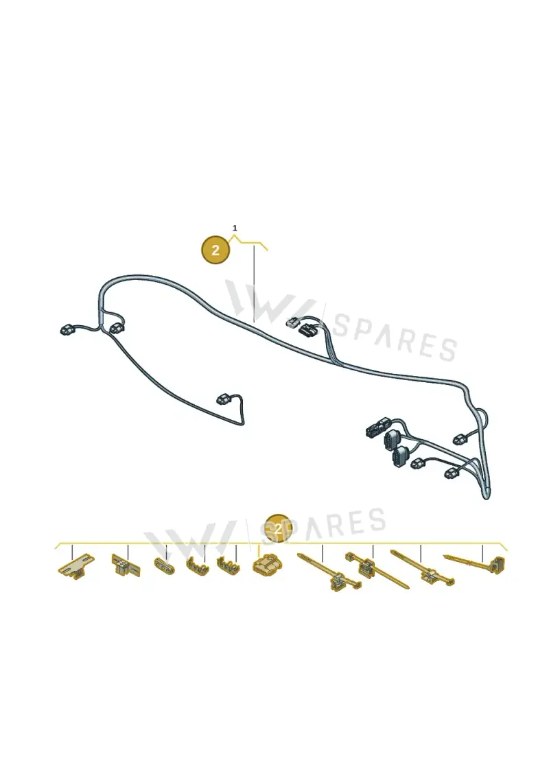 1EA973703D — Audi Q4 Sportback (2021-2022) diagram 89a972705, position 2