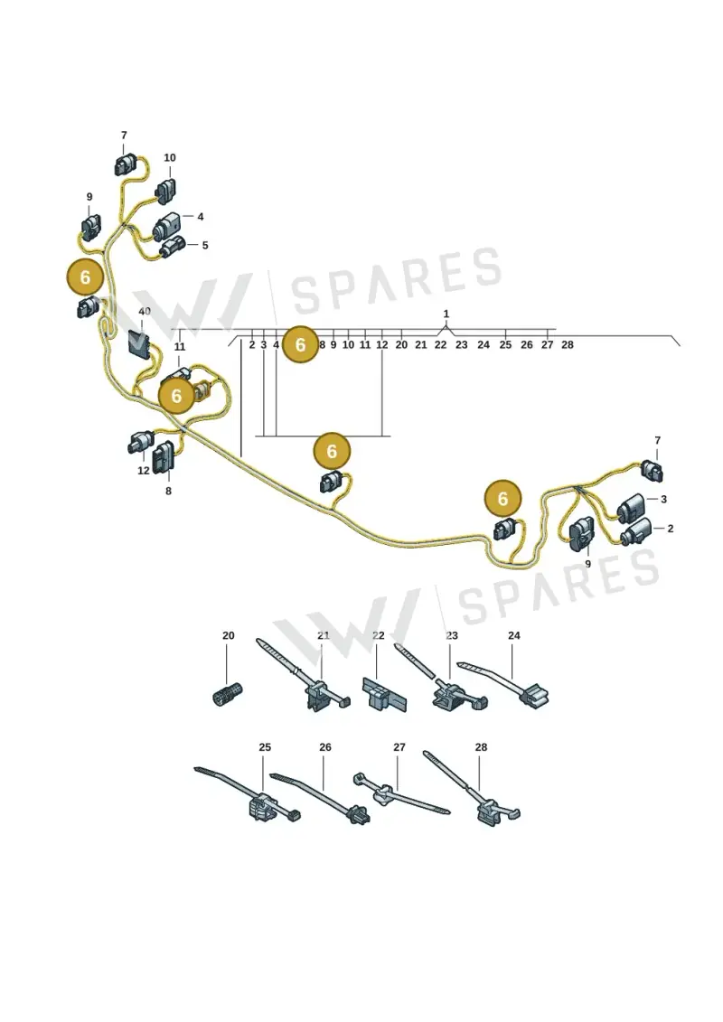 1EA973703D — Audi A5 Limo 2.0 (2024-) diagram 8wk972700, position 6
