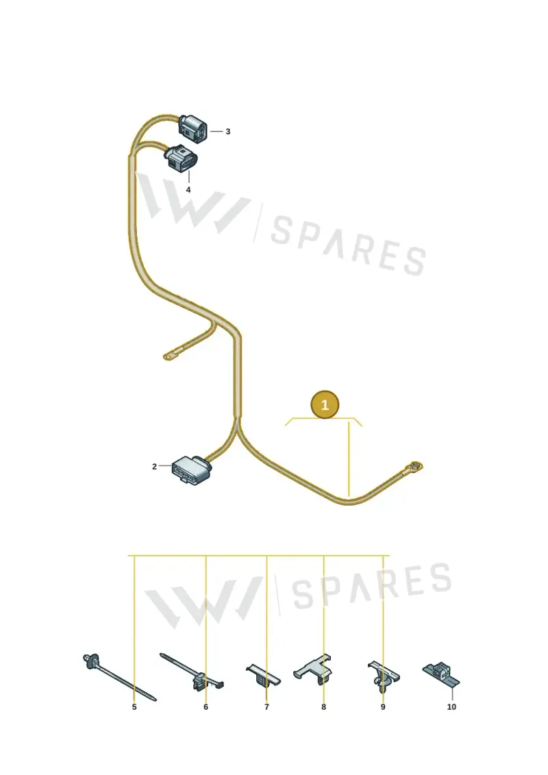 1EB971111B — Audi Q4 Sportback (2021-2022) diagram 89a972750, position 1