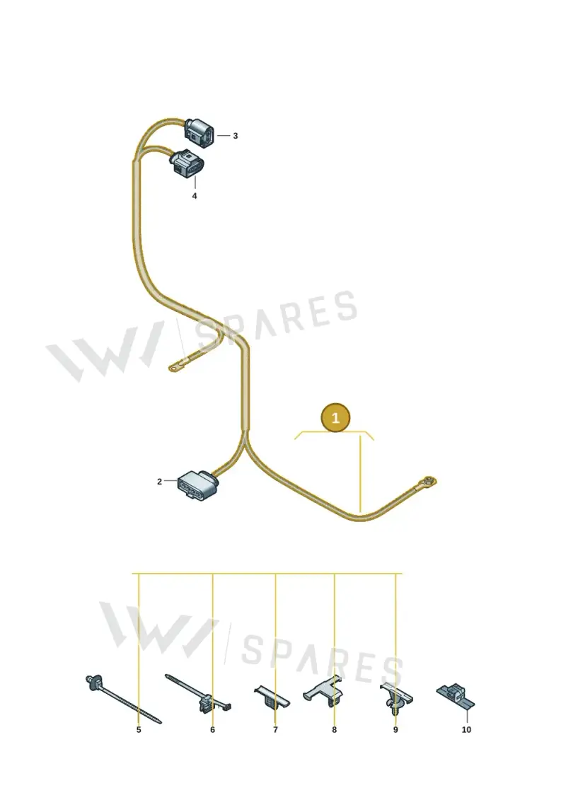 1EC971111 — Audi Q4 Sportback (2021-2022) diagram 89a972750, position 1