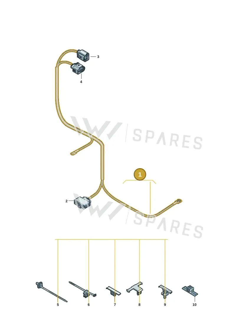 1EC971111B — Audi Q4 Sportback (2021-2022) diagram 89a972750, position 1
