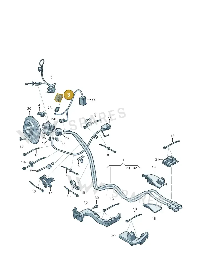 1EE915651 — Audi Q4 Sportback (2021-2022) diagram 89a970320, position 3