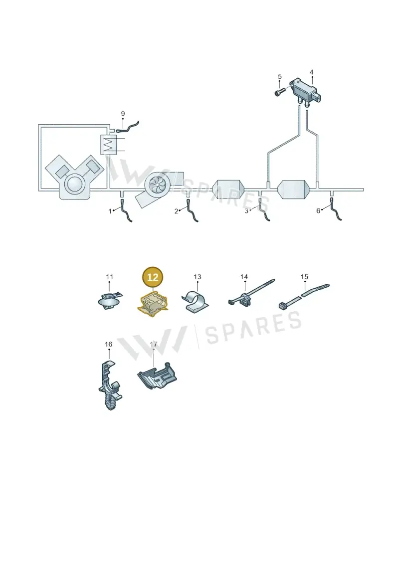 1H0971842D — Audi A6 2.0 (2018-) diagram 430906002, position 12
