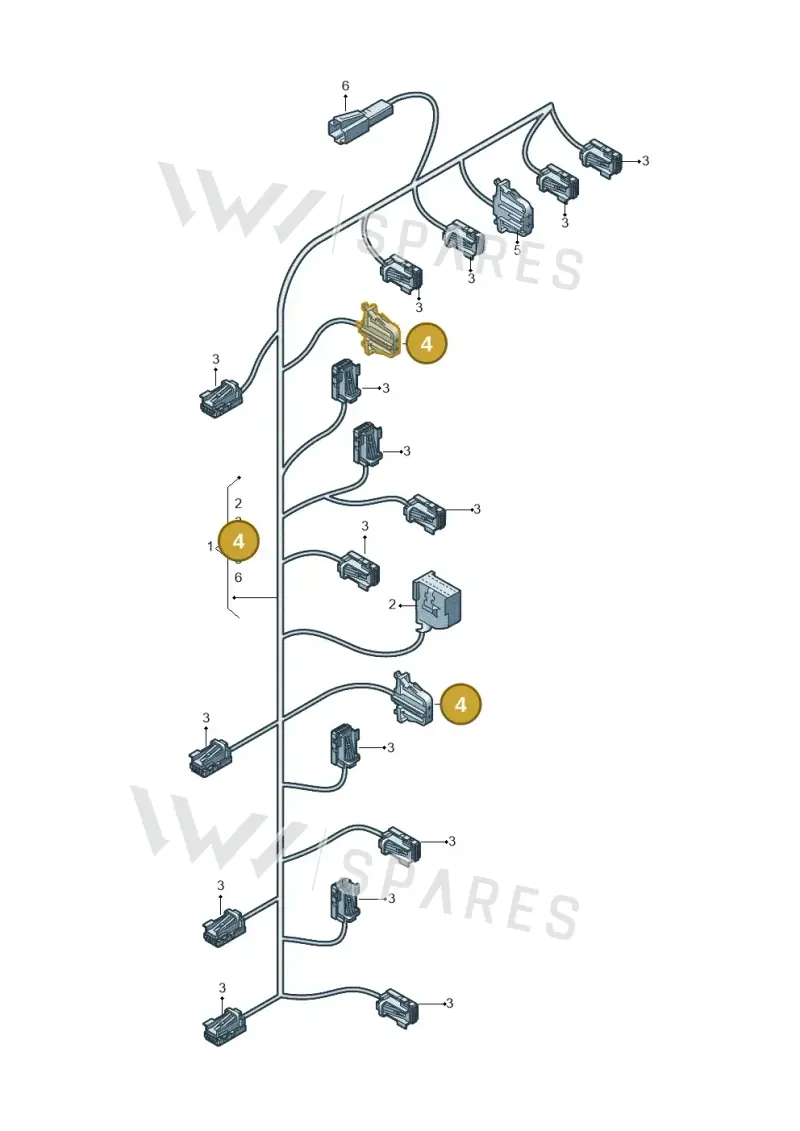 1H0972702A — Audi RS4 Avant (2017-) diagram 849972600, position 4