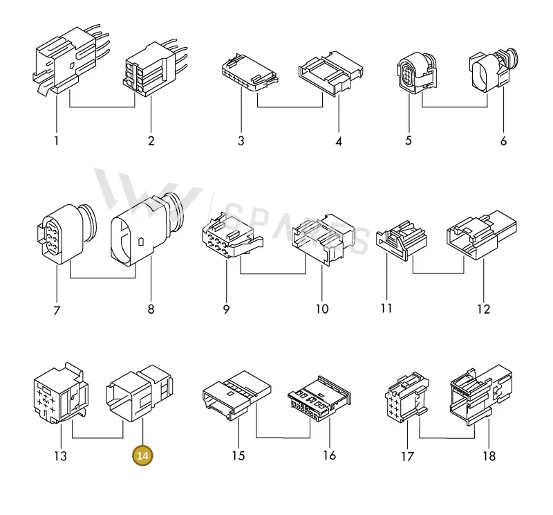 1J0937726 — Audi 1J0 platform diagram 198971010, position 14
