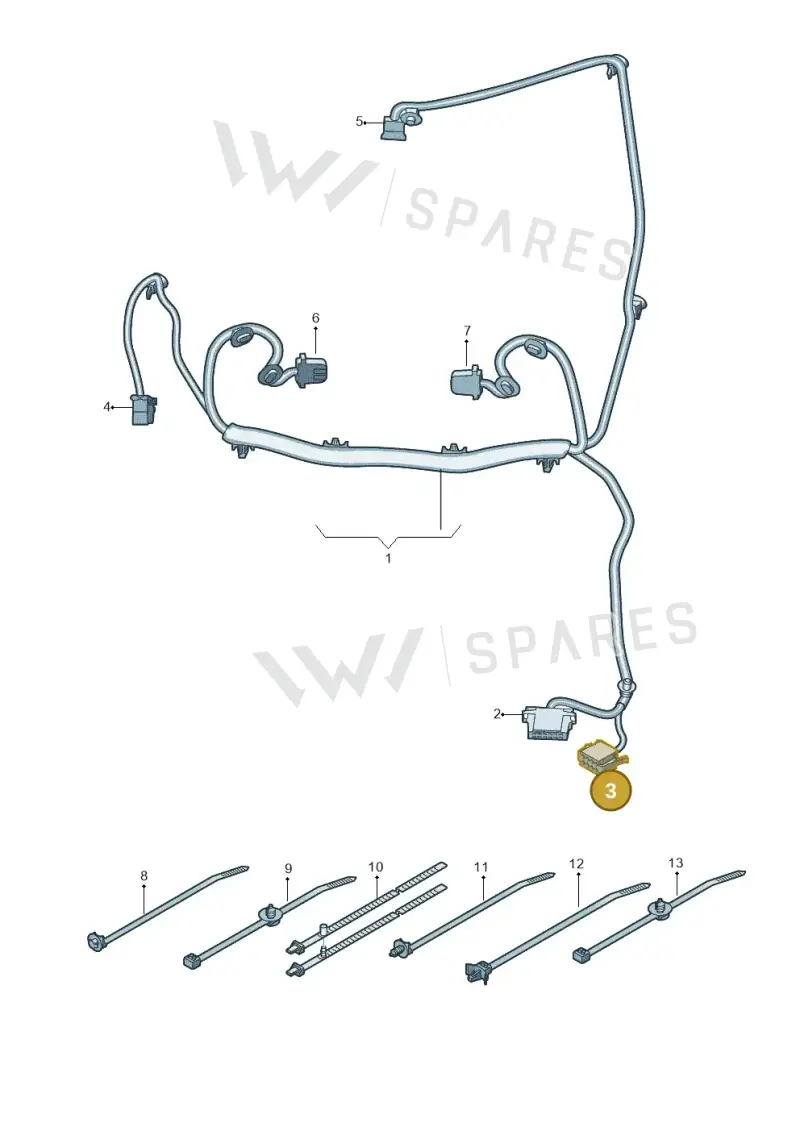 1J0972724 — Audi RS6 Avant (2019-) diagram 435882200, position 3