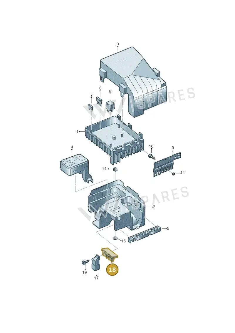 1K0937540C — Audi Q3 2.0 TDI (2014-2019) diagram 855937200, position 18
