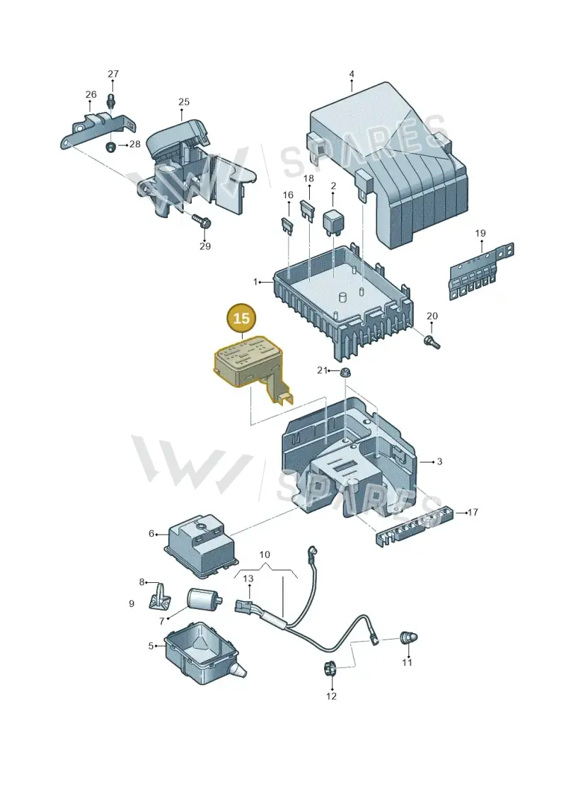 1K0937700B — Audi RSQ3 qu. 2.5 (2013-2018) diagram 764937200, position 15