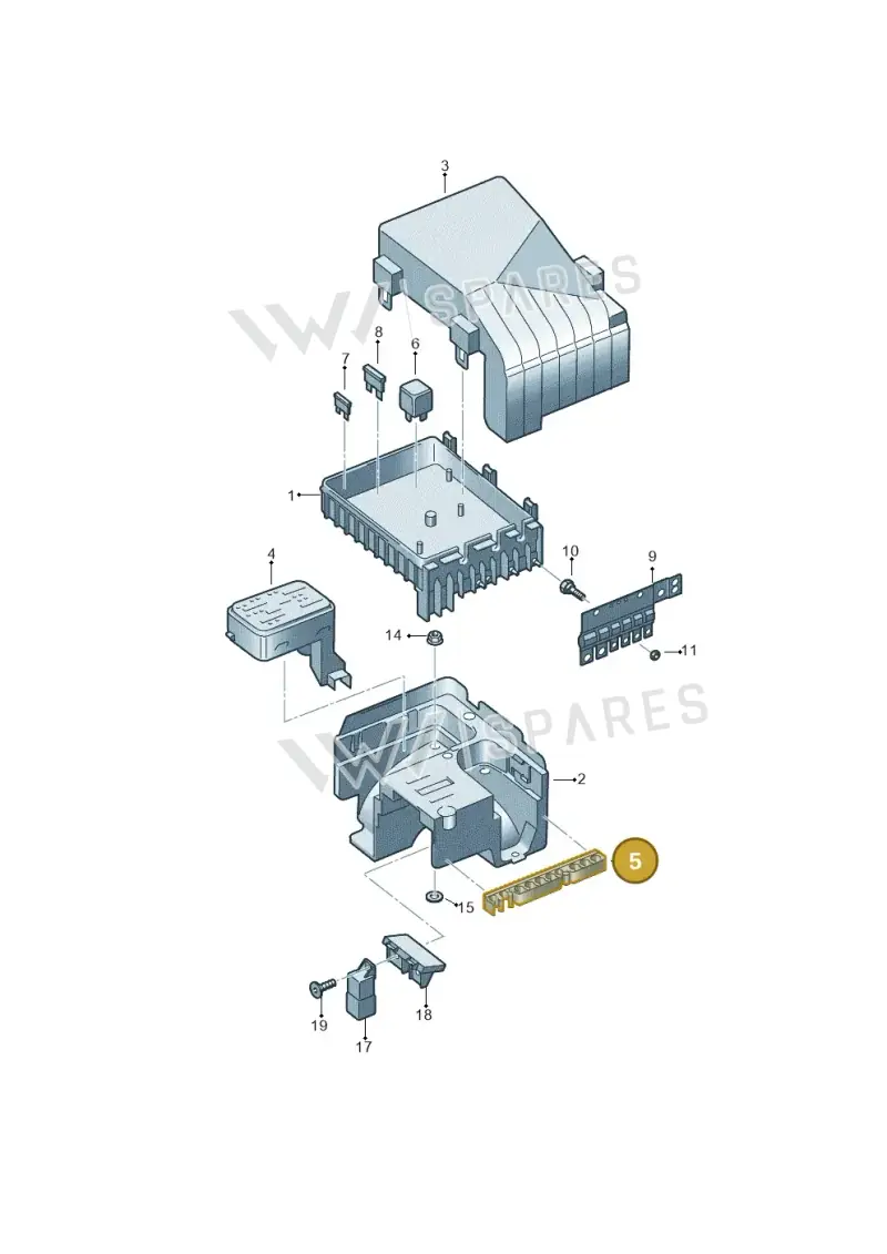 1K0971848S — Audi Q3 1.4 (2016-) diagram 855937200, position 5