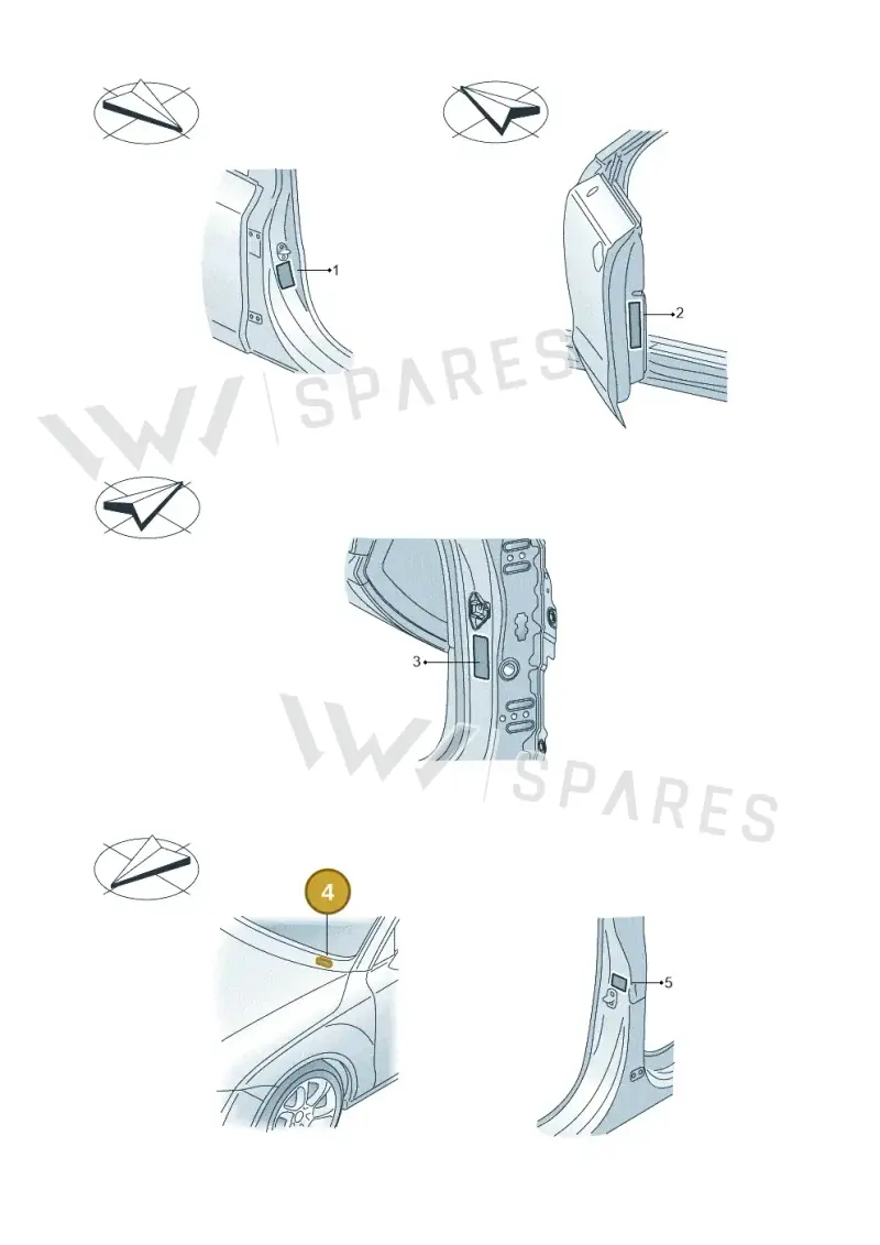 1T0000294 — Audi A1 Sportback (2014-2018) diagram 792010200, position 4