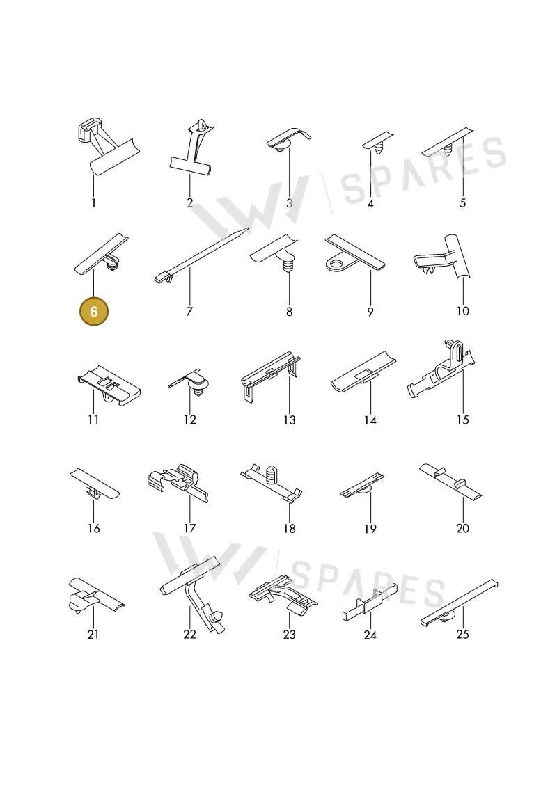 1T0971739D — Audi 1J0 platform diagram 198977050, position 6