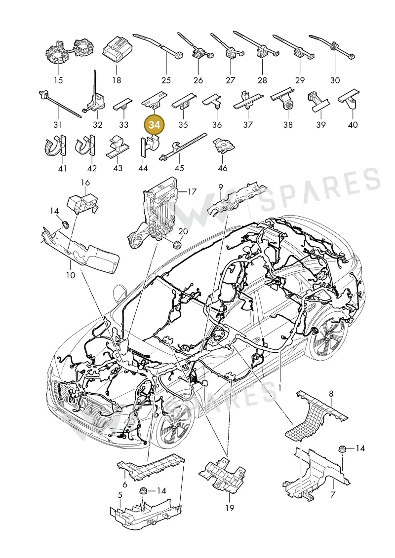 1T0971930D — Audi Q6 e-tron (2023-) diagram f5s971800, position 34