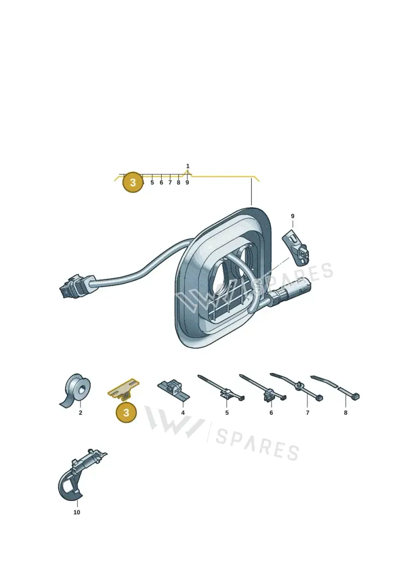 1T0971930F — Audi Q6 e-tron (2023-) diagram f5s970200, position 3