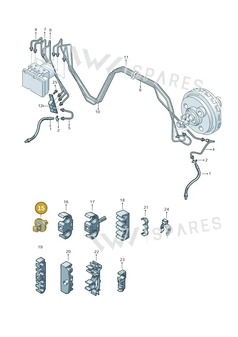 281611767B — Audi Q7 qu. 3.0 TDI (2009-2015) diagram 274611200, position 15