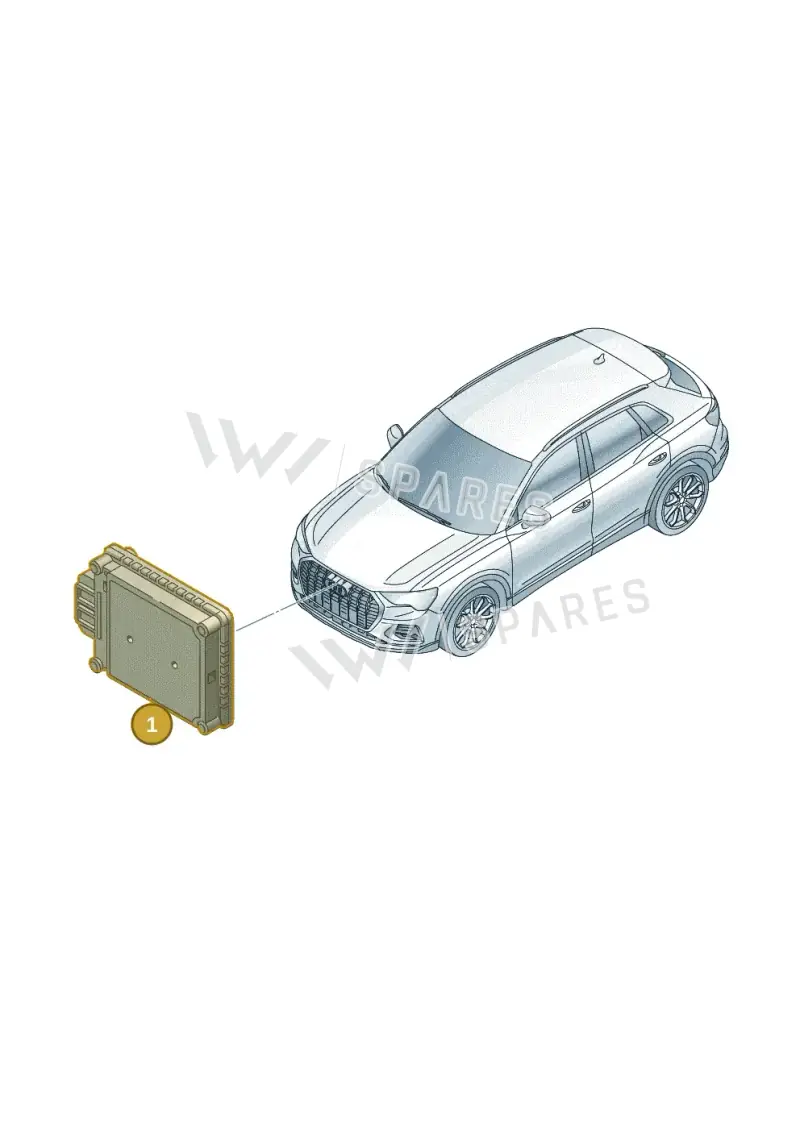 2Q0907550B — Audi RSQ3 Sportback (2019-2024) diagram 597907005, position 1