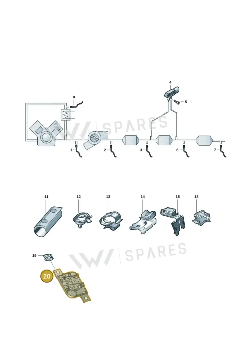 2Q0907816 — Audi Q3 quattro (2018-2019) diagram 597906006, position 20